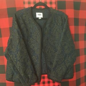 OLD NAVY Brocade Crop Jacket XXL